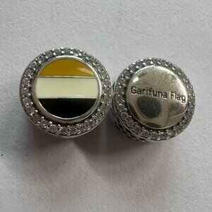 💕☃️Pandora Garifuna Flag Exclusive Charm